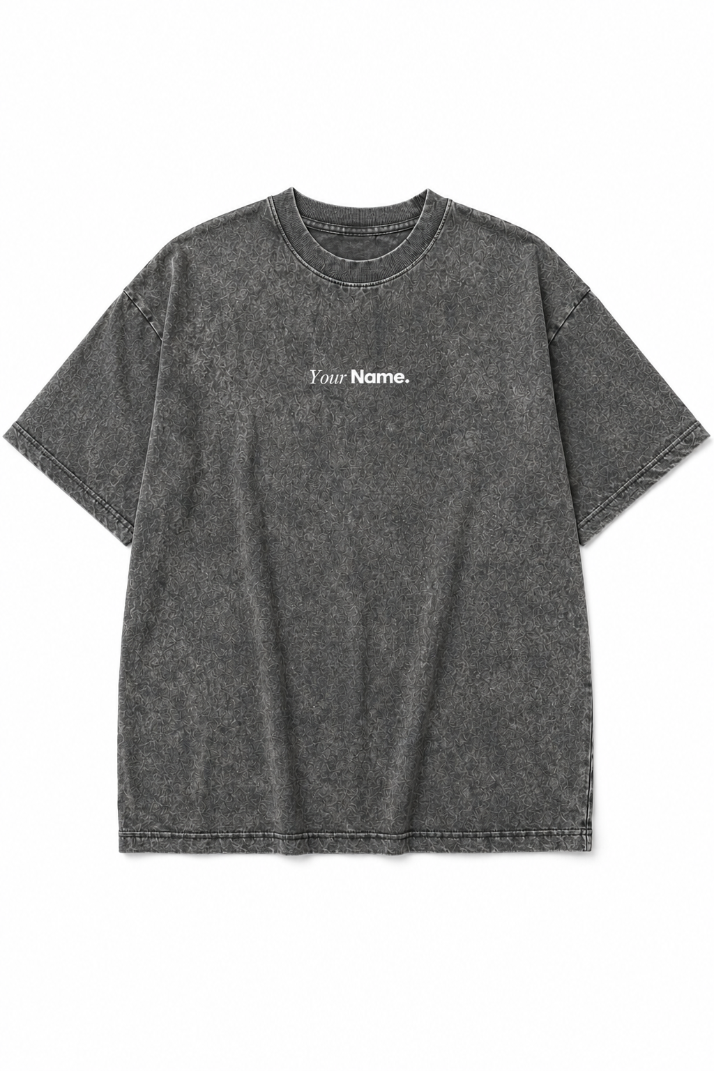 Acid Wash Oversized Custom T-Shirt – Premium 220 GSM Cotton (Unisex)