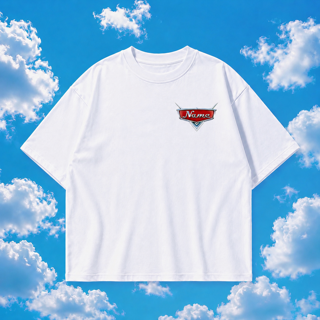 McQueen & Sally Custom Name Oversized T-shirts