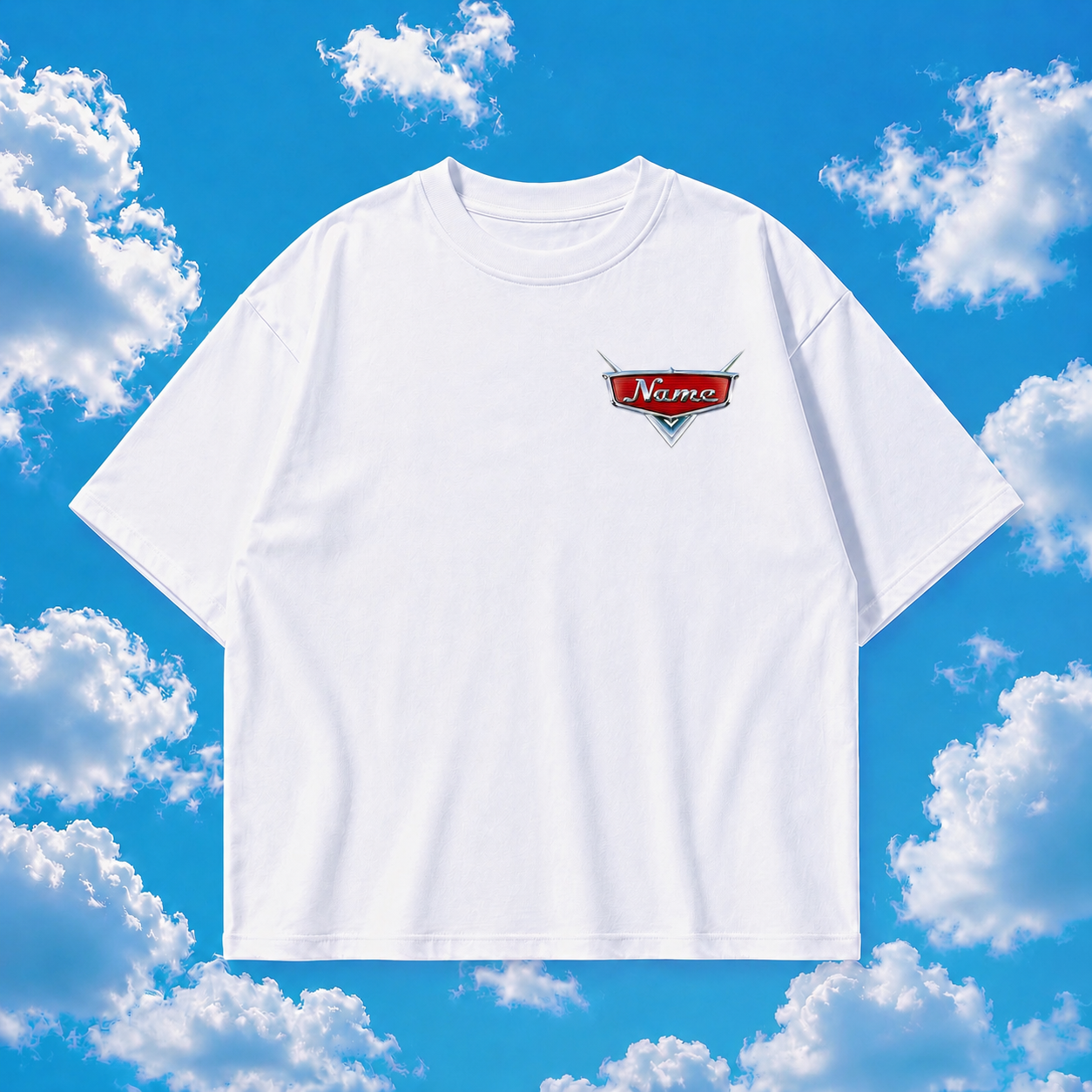 McQueen & Sally Custom Name Oversized T-shirts