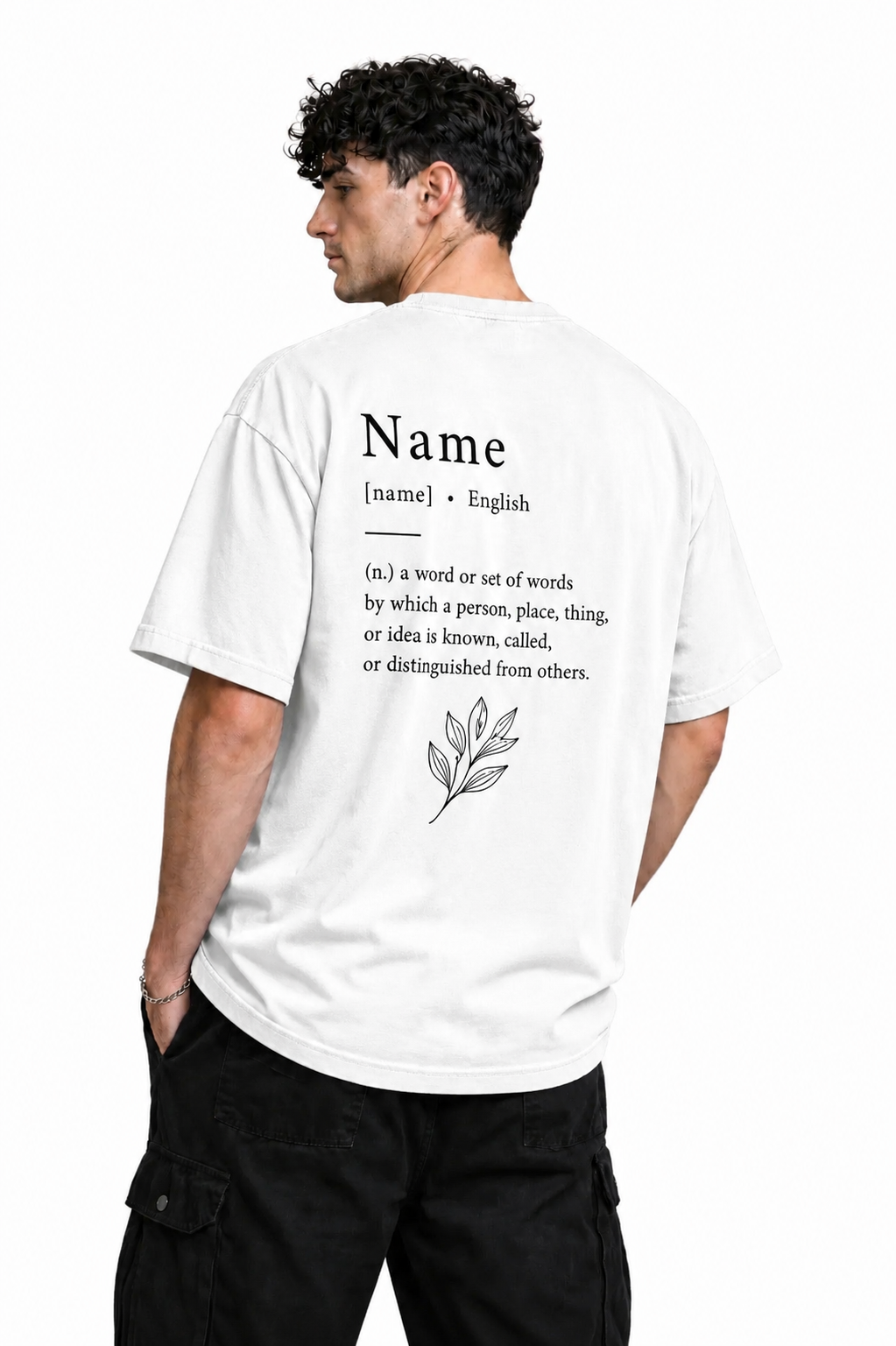 Customisable White Oversized T-Shirt – Premium 220 GSM Cotton (Unisex)