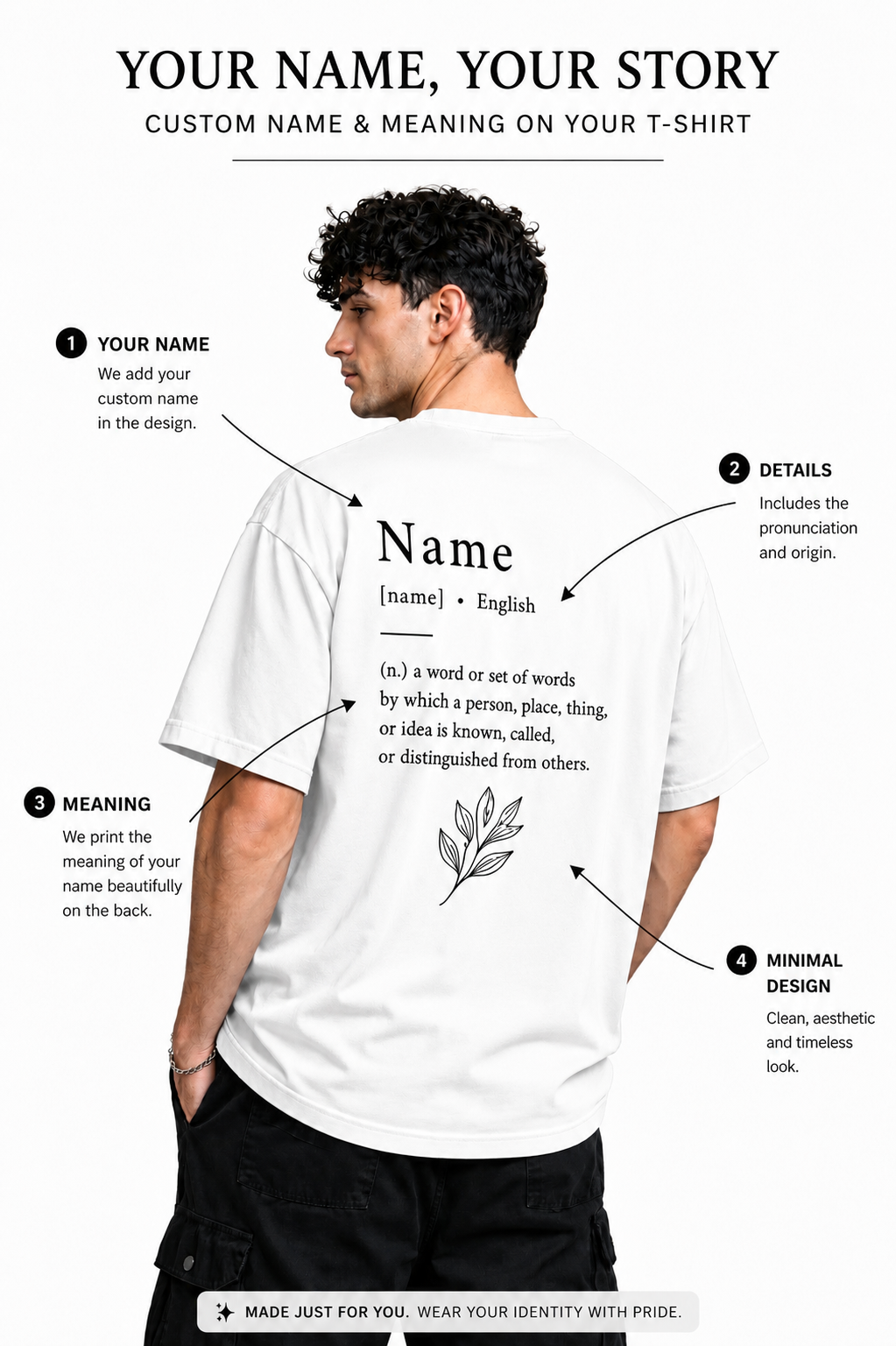 Customisable White Oversized T-Shirt – Premium 220 GSM Cotton (Unisex)